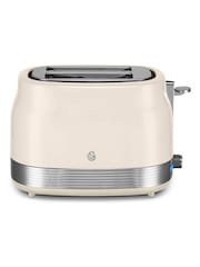 Swan Cream 930W Retro 2 Slice Toaster - Image 1 of 8