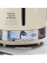 Swan Cream 930W Retro 2 Slice Toaster - Image 5 of 8