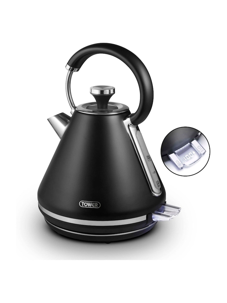 Tower Black 1.7L Mirage Kettle - Image 1 of 7 Tower Black 1.7L Mirage Kettle - Image 1 of 7