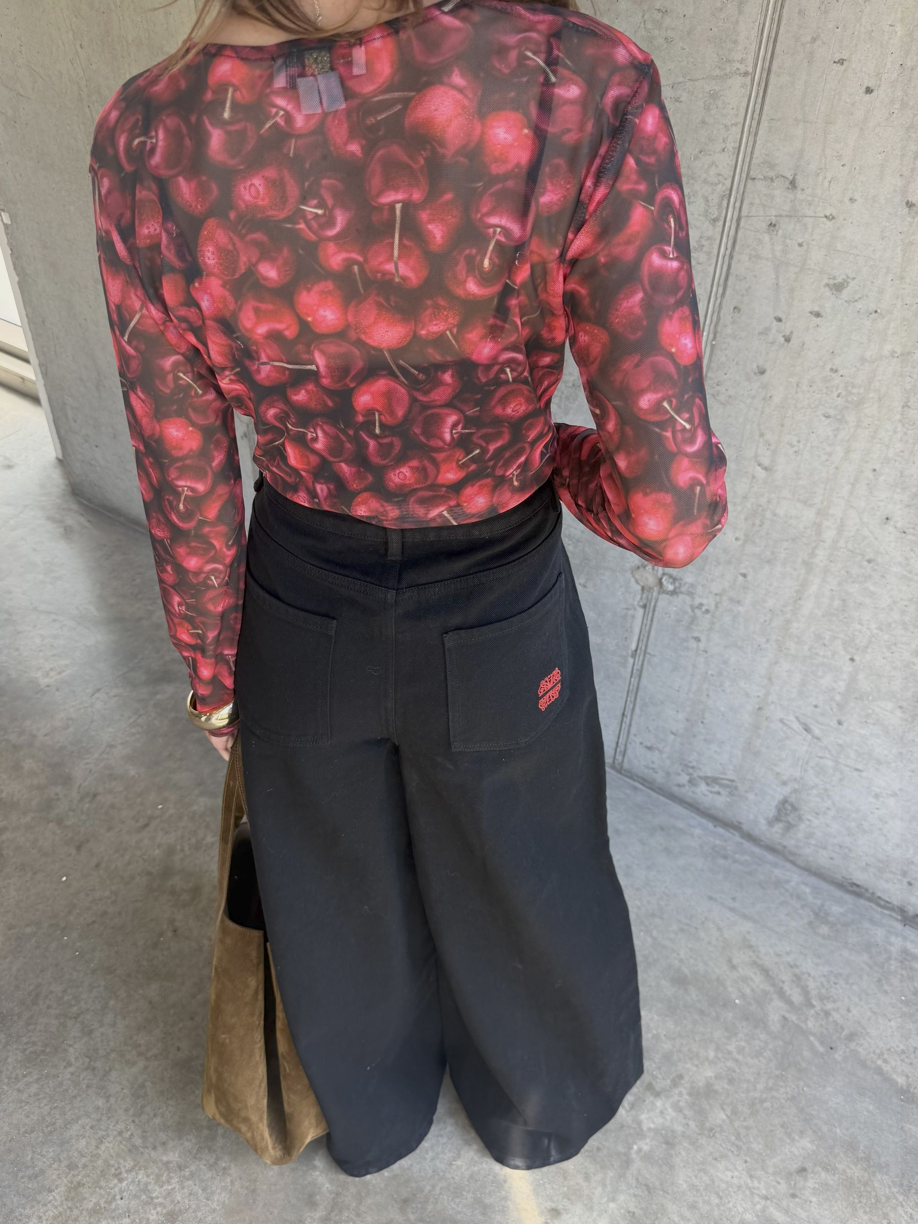 Buy Never Fully Dressed Red Cherry Mesh Top from Next Italy