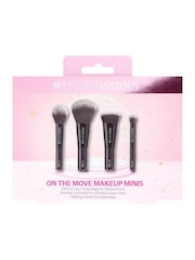 Brush Works On The Move Makeup Brush Mini Set (Worth £15) - Image 1 of 4