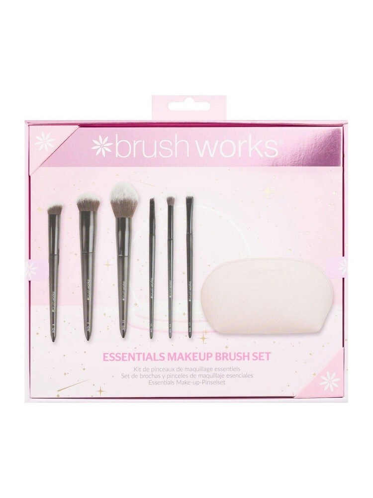 Brush Works Essentials Makeup Brush Set (Worth Over £35) - Image 1 of 4 Brush Works Essentials Makeup Brush Set (Worth Over £35) - Image 1 of 4