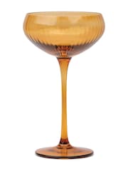 Here''s How Set of 2 Amber The Lou Coupe Glasses - Image 3 of 3