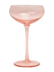 Here''s How Set of 2 Blush The Lou Coupe Glasses - Image 1 of 4