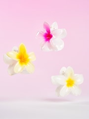 Brush Works Tropical Flower Claw Clips  3 Pack - Image 2 of 5