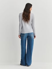 Grau - American Vintage Jacksonville Scoop T-Shirt - Bild 3 von 6