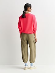 American Vintage Pink Raxow V-Neck Jumper - Image 5 of 7
