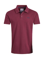 Weird Fish Red Miles Pique Polo Shirt - Image 6 of 7