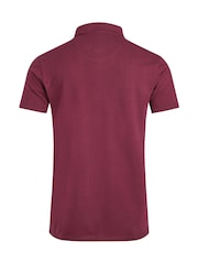 Weird Fish Red Miles Pique Polo Shirt - Image 7 of 7