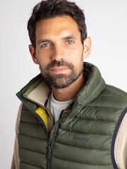 Weird Fish Green Langtree Lightweight Showerproof Padded Gilet - Image 4 of 7