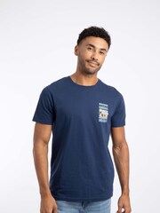 Weird Fish Blue Only Fowls and Hawkses Back Print Artist T-Shirt - Image 3 of 6