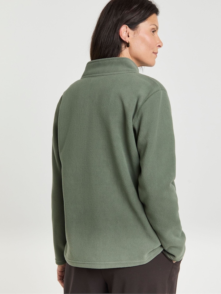 JD Williams Green Zip Up Fleece Jacket - Image 2 of 4 JD Williams Green Zip Up Fleece Jacket - Image 2 of 4
