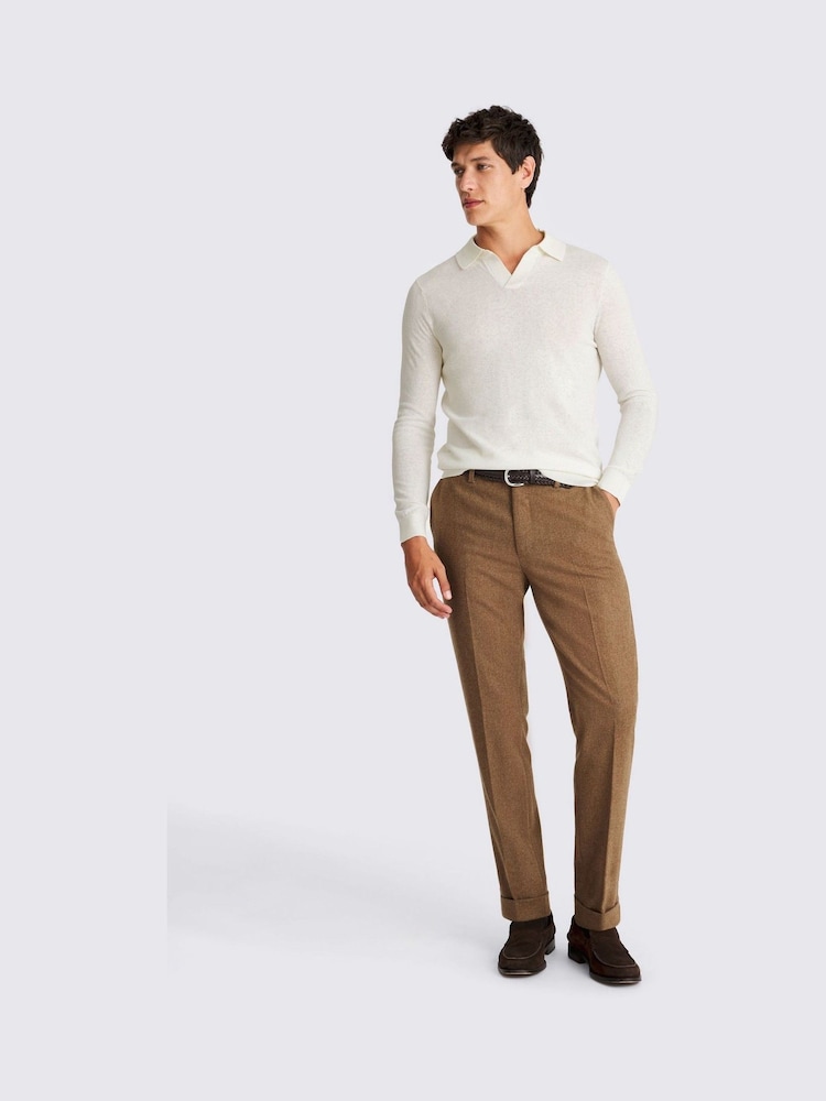 Merino-Blend Skipper Shirt - Image 2 of 3 Merino-Blend Skipper Shirt - Image 2 of 3