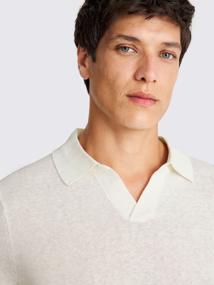 Merino-Blend Skipper Shirt - Image 3 of 3 Merino-Blend Skipper Shirt - Image 3 of 3