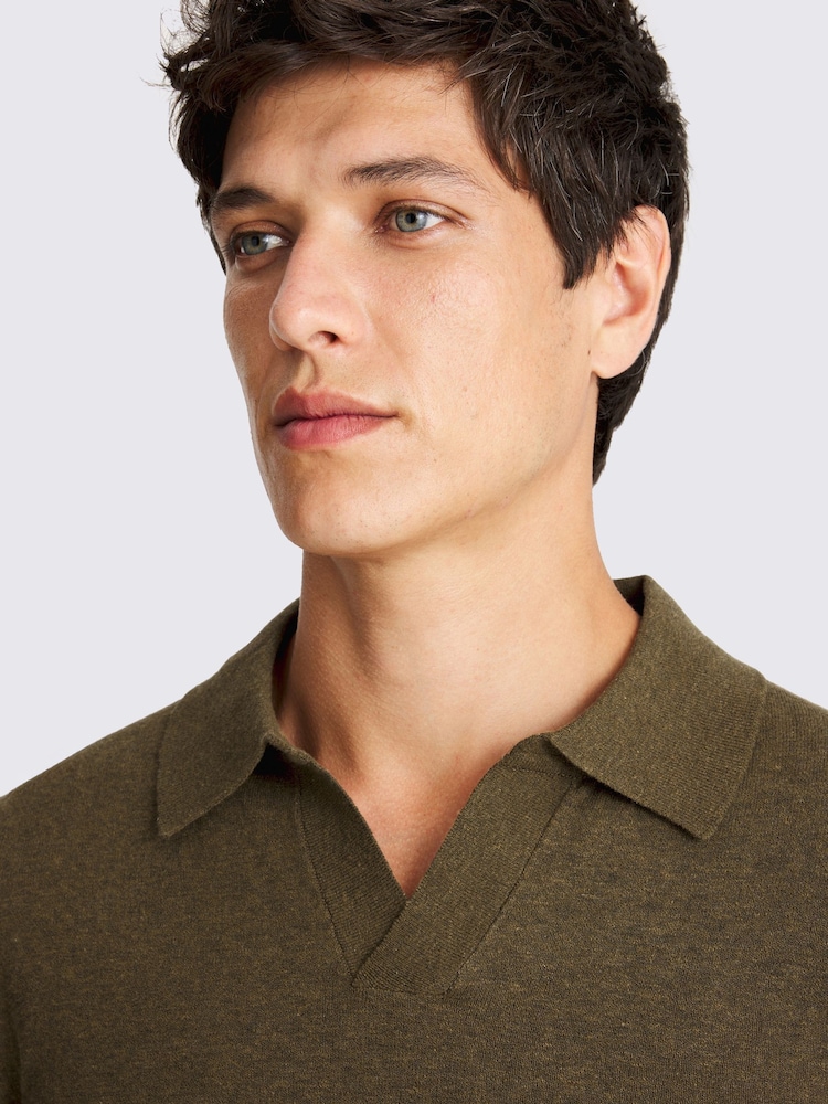 Merino-Blend Skipper Shirt - Image 3 of 3 Merino-Blend Skipper Shirt - Image 3 of 3