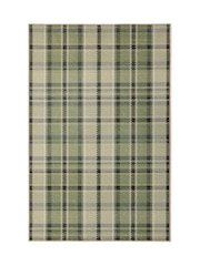Hug Rug Green Isla Plaid Rug - Image 2 of 4