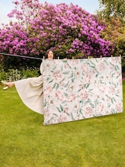 Hug Rug Pink Blooming Peonies Rug - Image 2 of 4