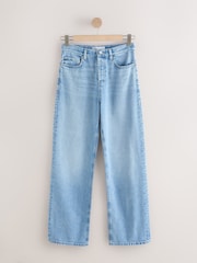 self. Light Blue Dad Straight Jeans - Image 9 of 9