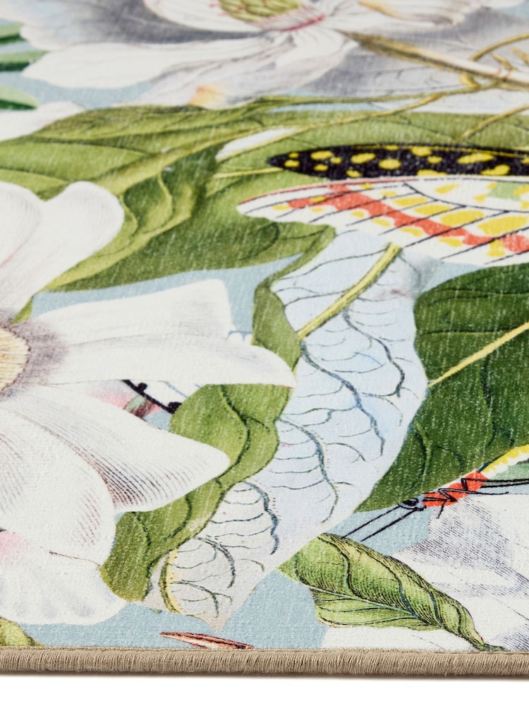 Hug Rug Multi Butterfly Blooms Runner - Image 4 of 4 Hug Rug Multi Butterfly Blooms Runner - Image 4 of 4