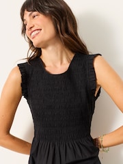 FatFace Anais Black Maxi Dress - Image 4 of 6