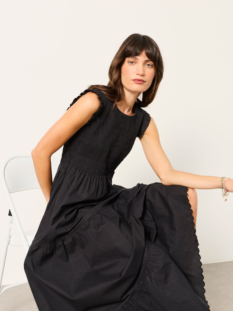 anais black maxi dress FatFace