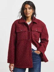 rdeča - Simply Be Teddy Pocket Jacket - Slika 1 iz 4