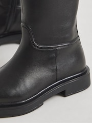 Simply Be Leather Knee High Riding Boots - Bild 4 von 4