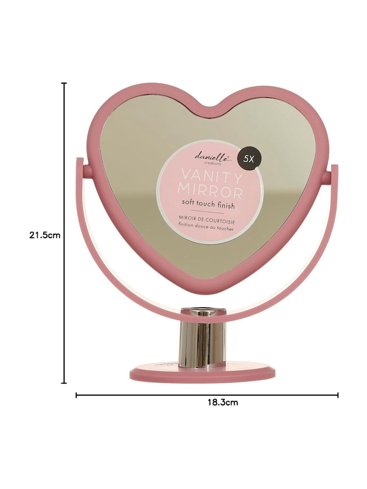 Danielle Creations Heart Vanity Mirror - Image 2 of 3 Danielle Creations Heart Vanity Mirror - Image 2 of 3