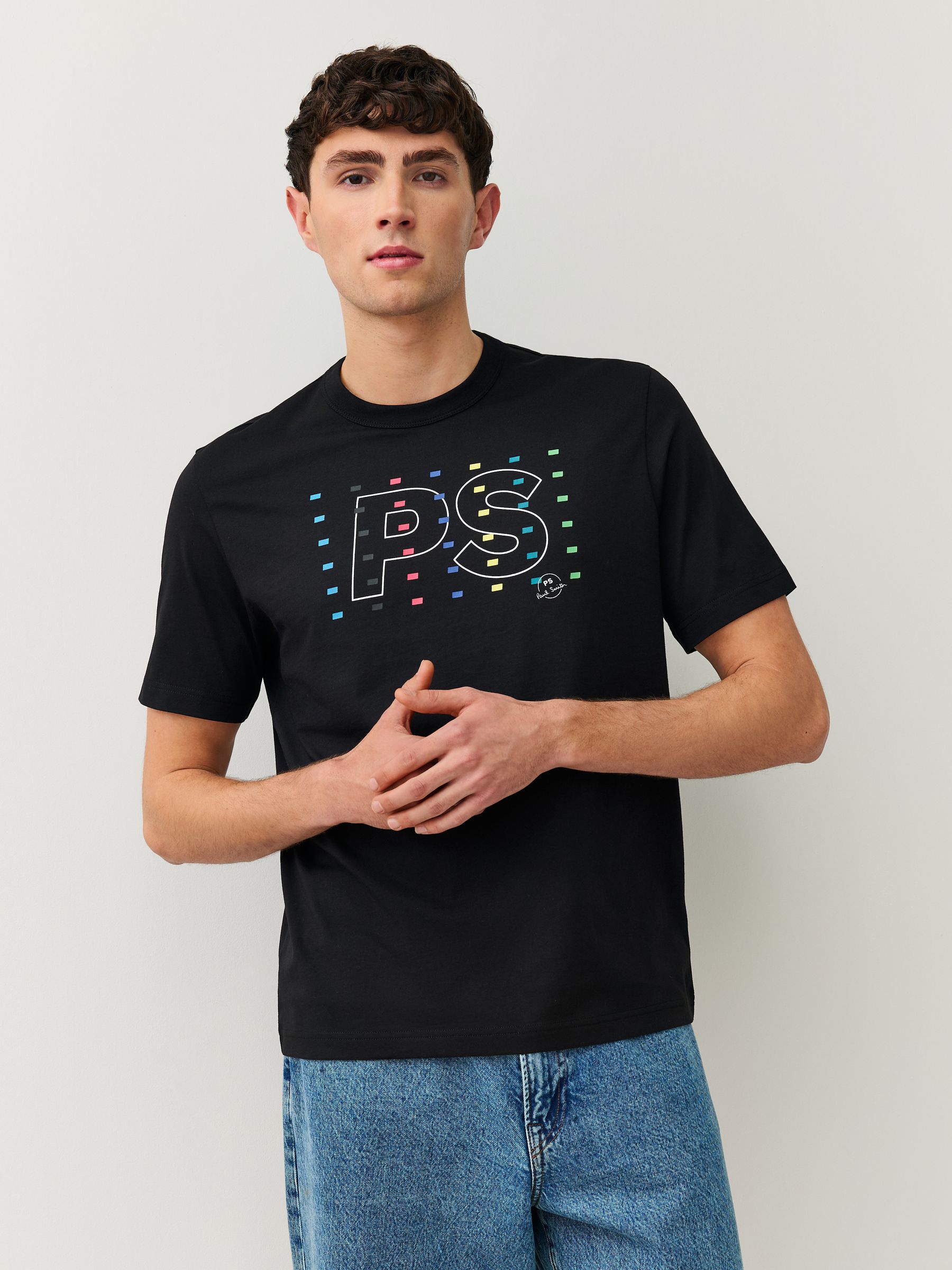 Buy PS Paul Smith Black Logo Graphic T-Shirt from Next Canada