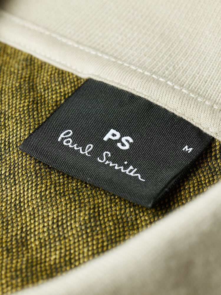 PS Paul Smith Cream Button Through Polo Shirt - Image 12 of 12 PS Paul Smith Cream Button Through Polo Shirt - Image 12 of 12