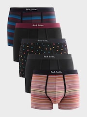 PS Paul Smith Black Printed Boxers 5 Pack - Image 1 of 6