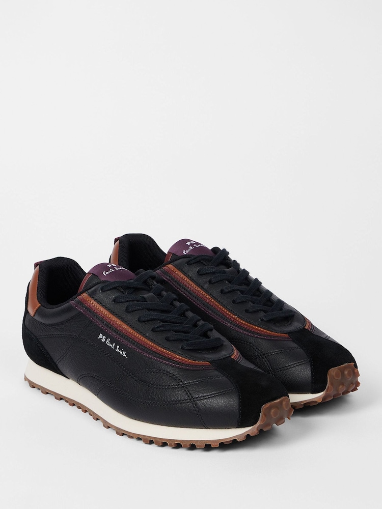PS Paul Smith Black Haskell Logo Trainers - Image 2 of 9 PS Paul Smith Black Haskell Logo Trainers - Image 2 of 9