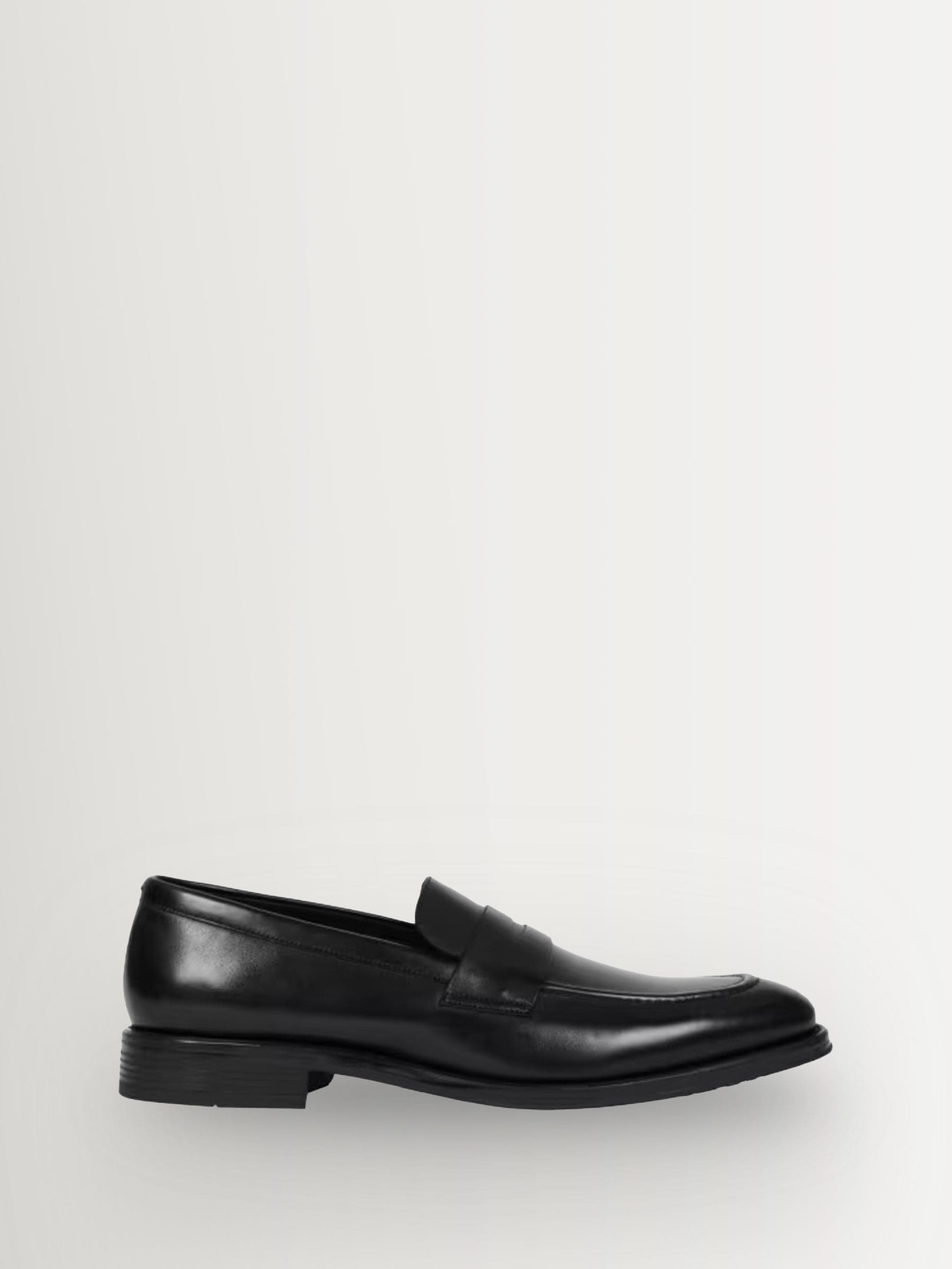 Buy PS Paul Smith Black Pierce Leather Loafers from Next USA