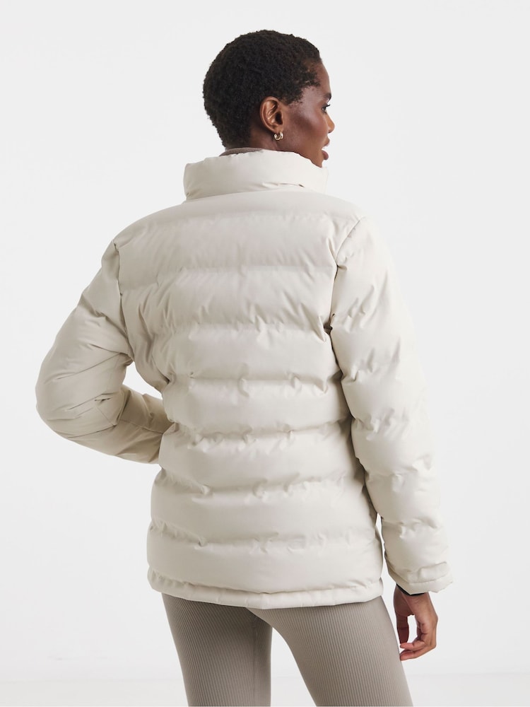 Snowdonia Cream Showerproof Short Jacket - Image 2 of 4 Snowdonia Cream Showerproof Short Jacket - Image 2 of 4