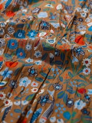 Seasalt Cornwall Brown Larissa Shirt in Crinkled Cotton - Image 6 of 6
