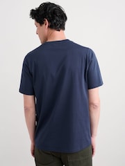Seasalt Cornwall Blue Midwatch Cotton T-Shirt - Image 2 of 5