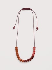 Seasalt Cornwall Red Braya Ceramic Bead Necklace - Image 1 of 4