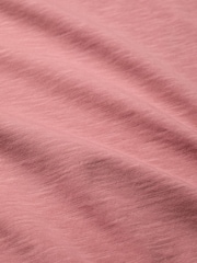 Seasalt Cornwall Pink Copseland T-Shirt in Cotton Jersey - Image 5 of 5