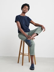 Seasalt Cornwall Blue Porthzennor T-Shirt - Image 3 of 5