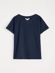 Seasalt Cornwall Blue Porthzennor T-Shirt - Image 4 of 5