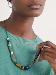 Seasalt Cornwall New Leaf Ceramic Beads Necklace - Bild 2 von 4