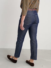 Seasalt Cornwall Blue Petite Mellior Slim Leg Jeans - Image 2 of 6