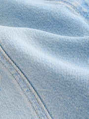 Bleach Denim Denim Sleeveless Button Through Midi Dress - Image 7 of 8