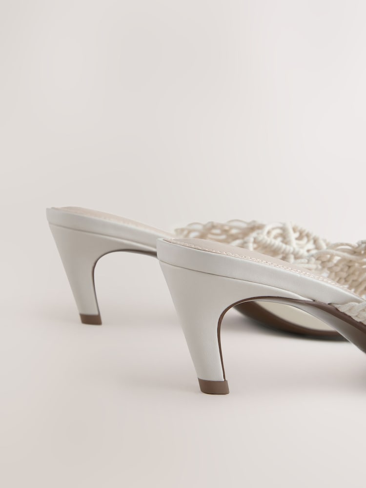 Bone Forever Comfort® Crochet Toe Post Heels - Image 10 of 10