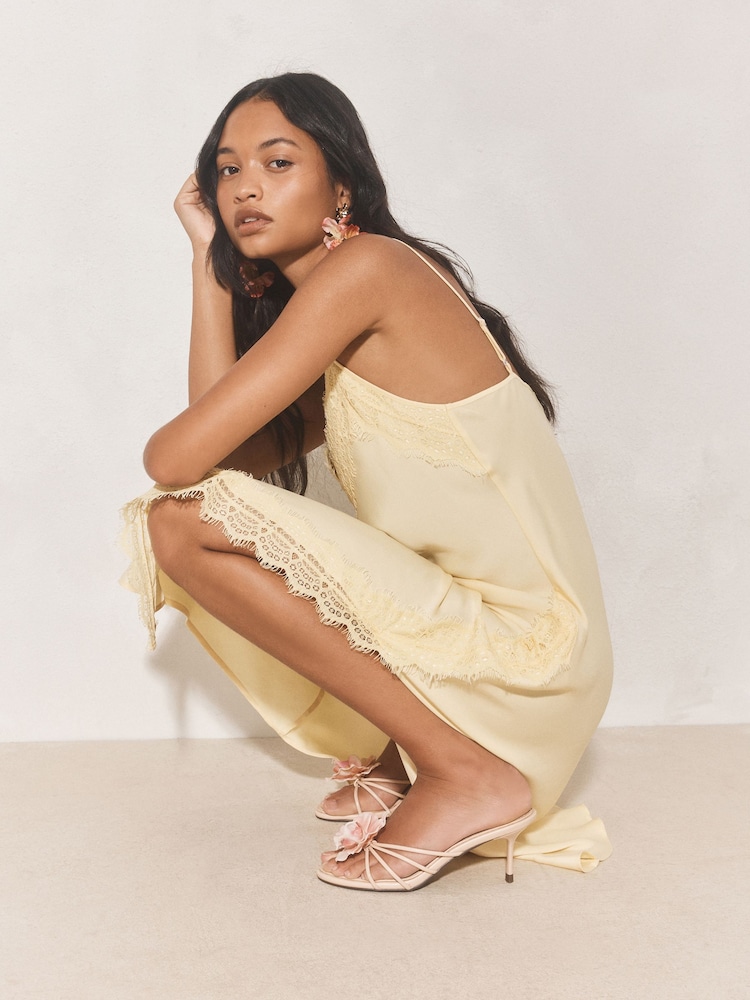 Pink Forever Comfort® Strappy Flower Mules - Image 2 of 4