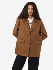 Noisy May Brown Long Sleeve Blazer - Image 1 of 6