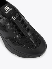KG Kurt Geiger Lotta Gem Black Trainers - Image 4 of 4