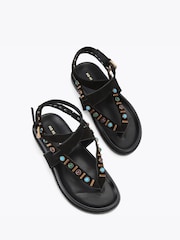 KG Kurt Geiger Ronny Black Sandals - Image 2 of 4