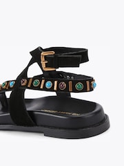 KG Kurt Geiger Ronny Black Sandals - Image 3 of 4