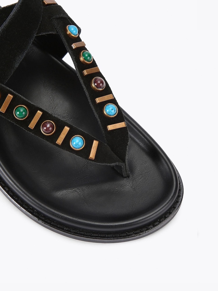 KG Kurt Geiger Ronny Black Sandals - Image 4 of 4